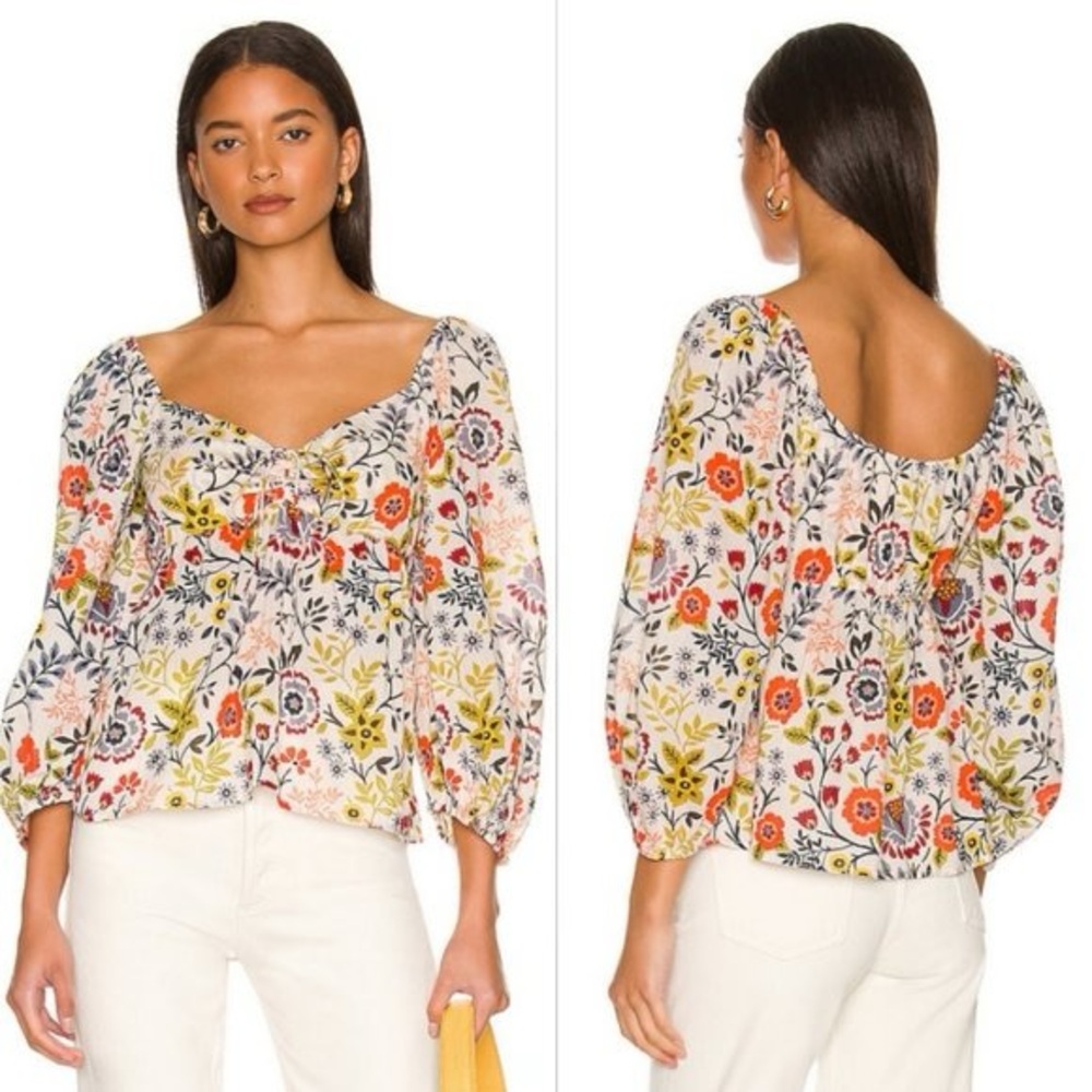 100% Cotton Velvet by Graham & Spencer Stass Top in Meadow Size XL